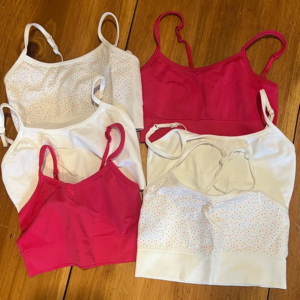 Bundle of 6 girls training bras size xs